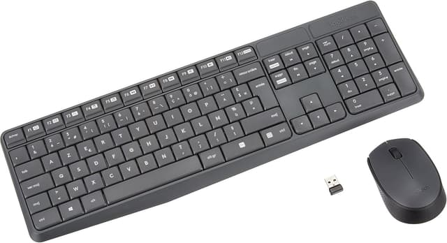 Detalle de Logitech MK235 Combo Wireless tastiera 15 tasti