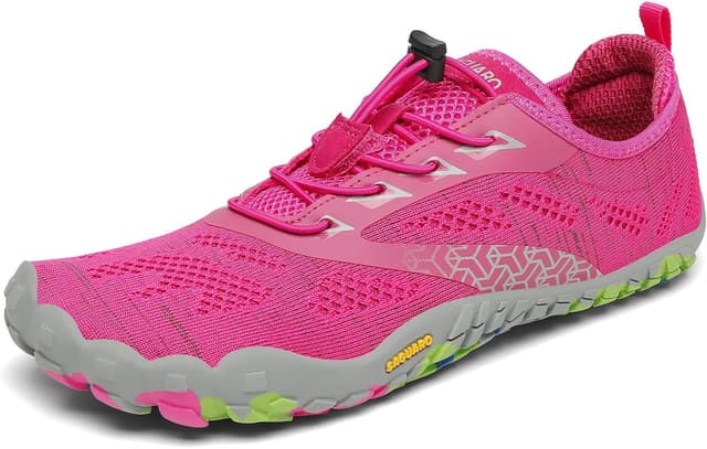 Detalle de SAGUARO Unisex Barfußschuhe – leichte, atmungsaktive Zero-Drop Trail- und Trainingsschuhe