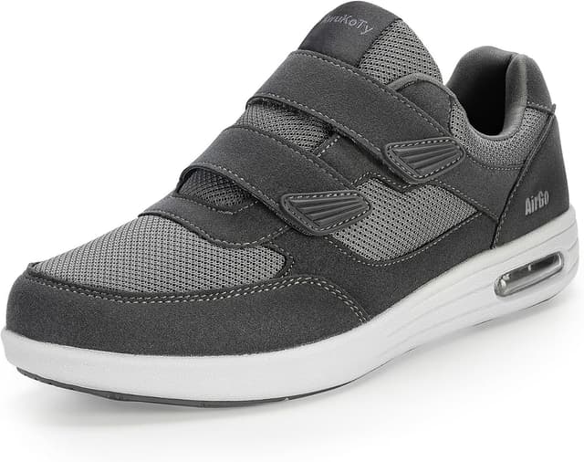 Detalle de KWUKOTY Diabetiker Schuhe Herren Verstellbar 40-47