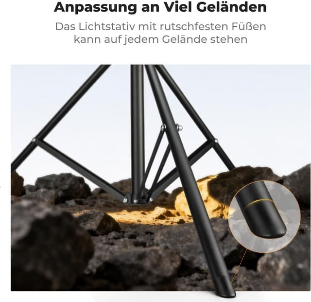 Detalle 2 de K&F CONCEPT Lichtstativ 280 cm