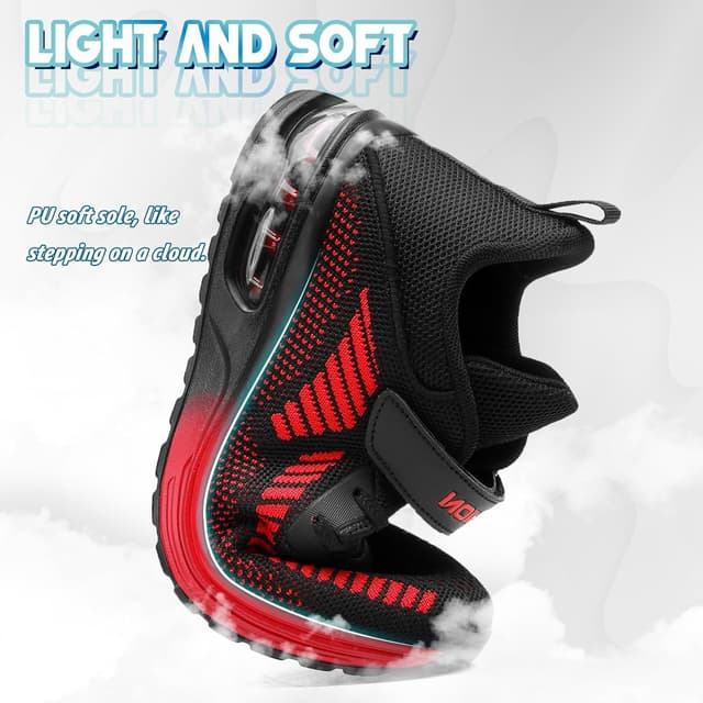 Detalle de Baskets enfant low top respirantes pour salle et activités Garçon/Fille