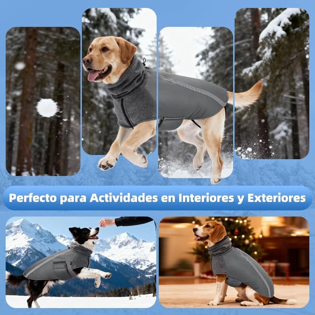 Thumbnail 6 de SlowTon Abrigo para Perro Invierno con Forro Polar