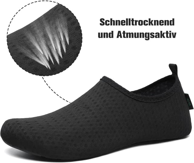 Detalle de SAGUARO Scarpe da scoglio con asciugatura rapida, 7 fori di drenaggio e suola antiscivolo (gr. 36-47)