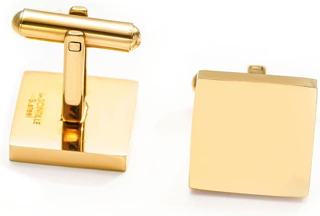 Imagen de inSCINTILLE Boutons de Manchette Acier élégants 💍 en OfertitasTOP