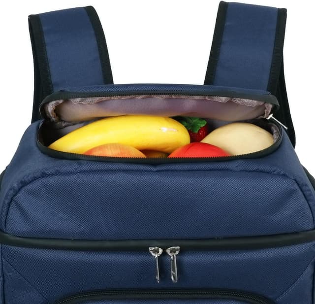Detalle 2 de Mochila Nevera Isotérmica Impermeable para Comidas y Bebidas