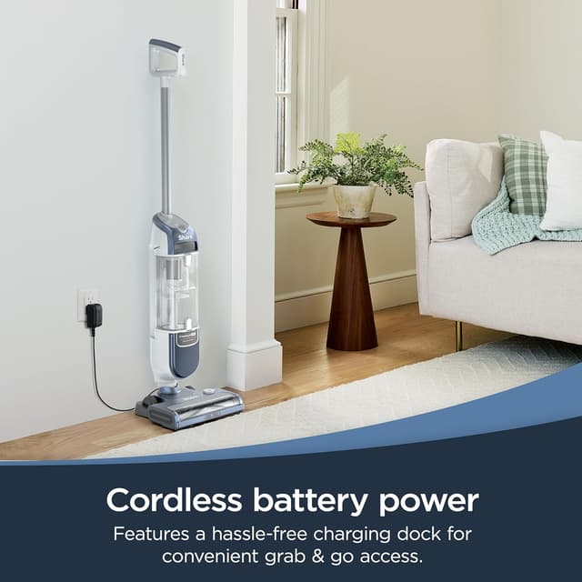 Detalle de Shark Freestyle Max Cordless Upright Vacuum SV2002 (Nordic Blue) — Lightweight Multi-Surface Cleaner