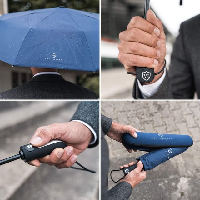 Thumbnail 6 de VON HEESEN Regenschirm sturmfest 140 km/h