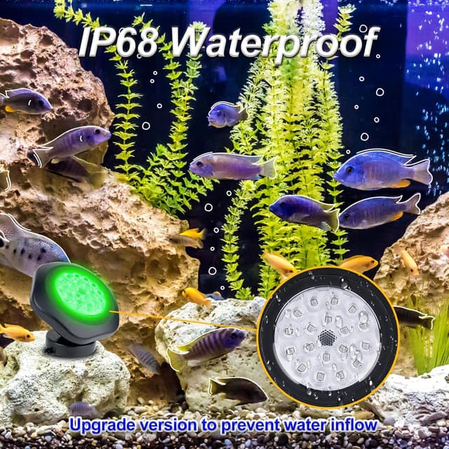 Thumbnail 6 de NATPOW solar pond lights RGB 18 LEDs
