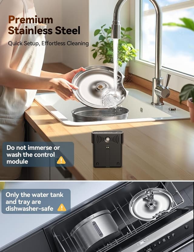 Detalle 1 de FEELNEEDY FN-W19 Katzenbrunnen 3,5L 🐾