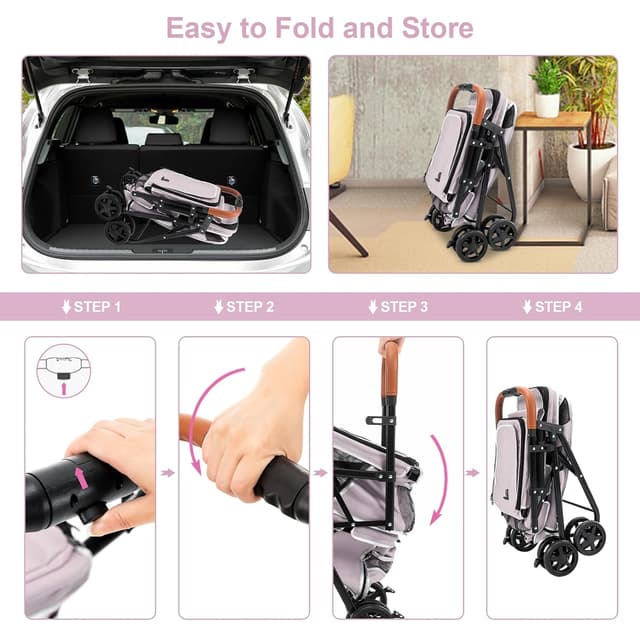 Thumbnail 4 de Joyfultails Hundebuggy Faltbar 20 kg