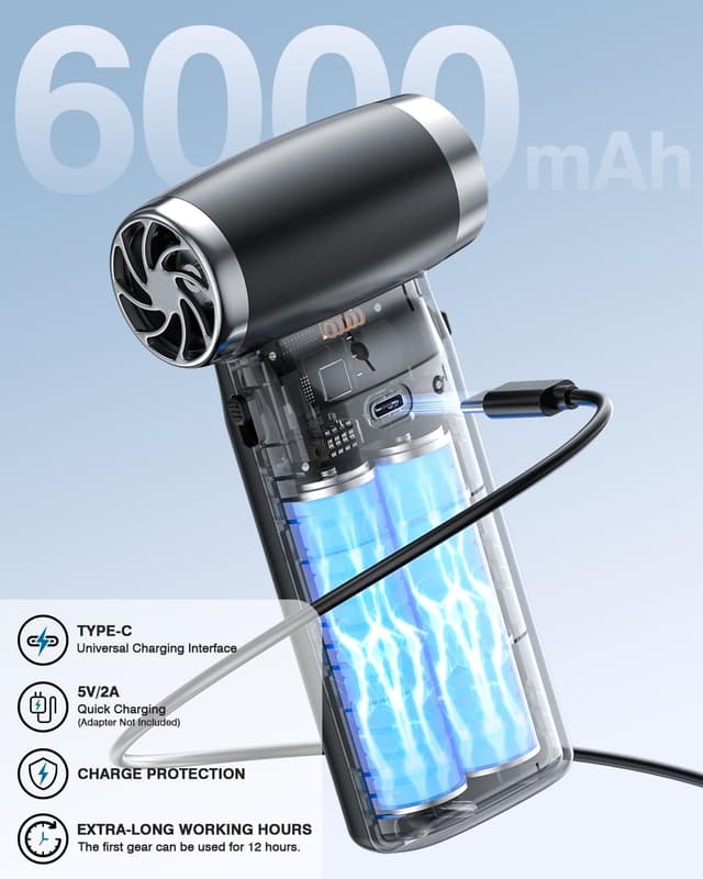 Detalle de GANDASHI Druckluft Air Duster 60 MPH