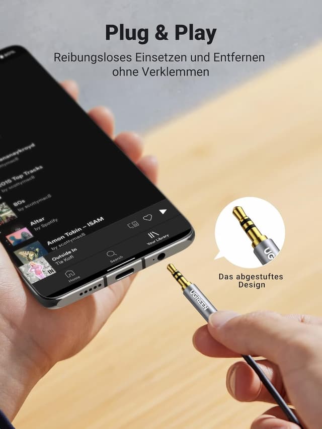 Thumbnail 5 de UGREEN Audio Splitter 3,5mm 20 cm