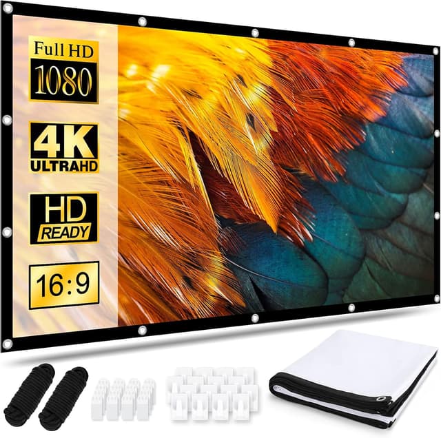 Imagen de Osoeri Écran de projection 120 pouces 16:9 pour extérieur 🎥 en OfertitasTOP