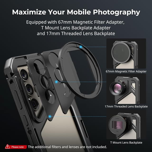 Detalle 2 de SMALLRIG 4601 Cage pour S24 Ultra 67mm