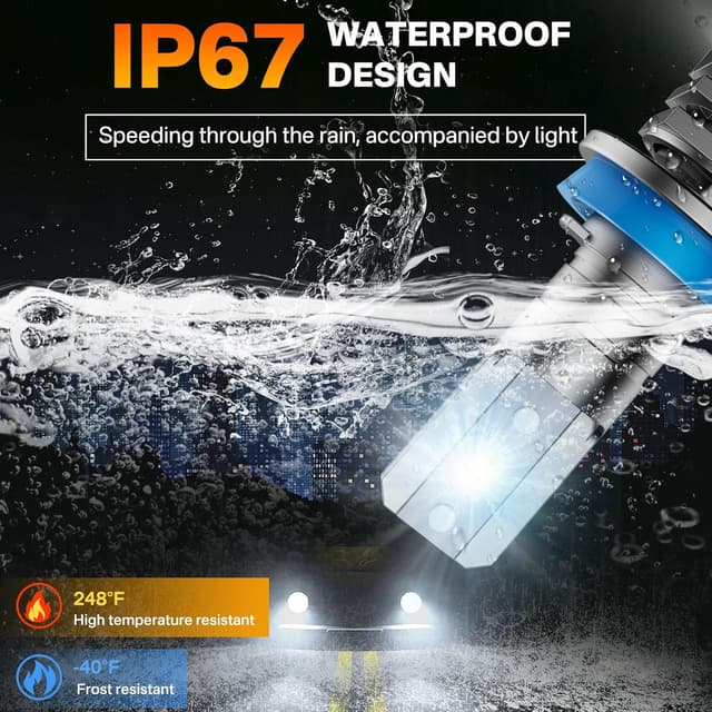 Thumbnail 4 de RCJ H11 LED Fog Light 6000K Bulbs 🚘