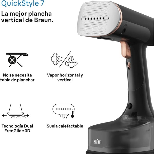 Thumbnail 1 de Braun QuickStyle 7 Plancha a Vapor 1.600 W 🔌