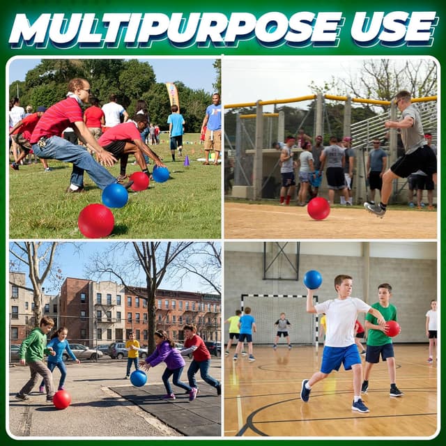 Thumbnail 3 de Red & Blue Kickball Set 9-Inch