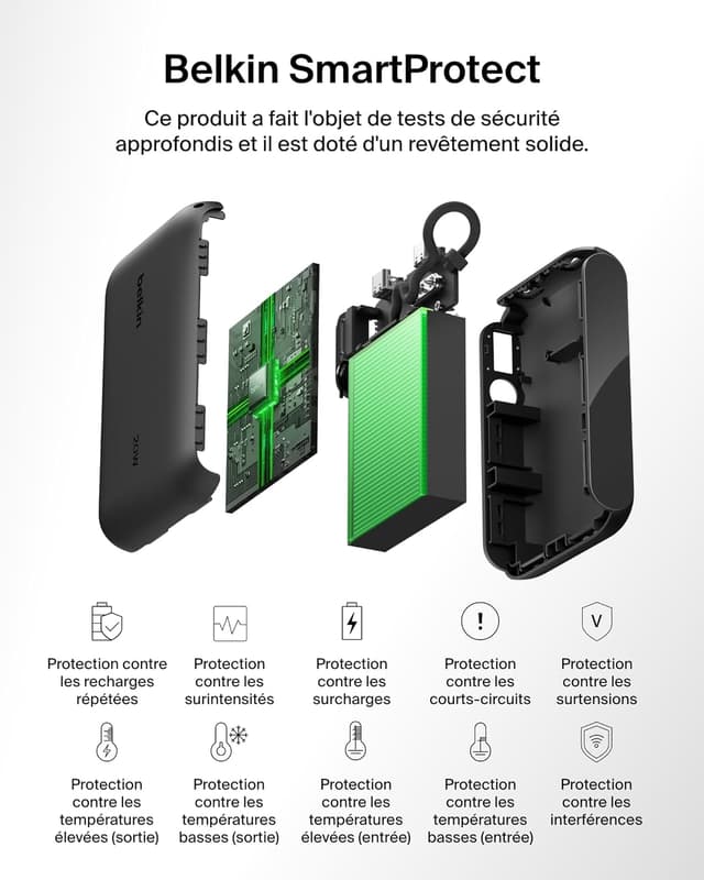 Thumbnail 5 de Belkin Batterie Externe 10000mAh 20W