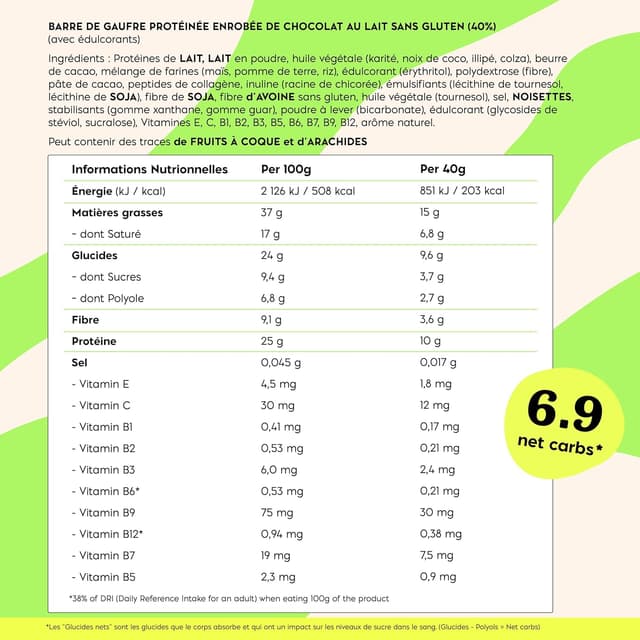 Thumbnail 1 de NICKS Barre protéinée 25% 🍫