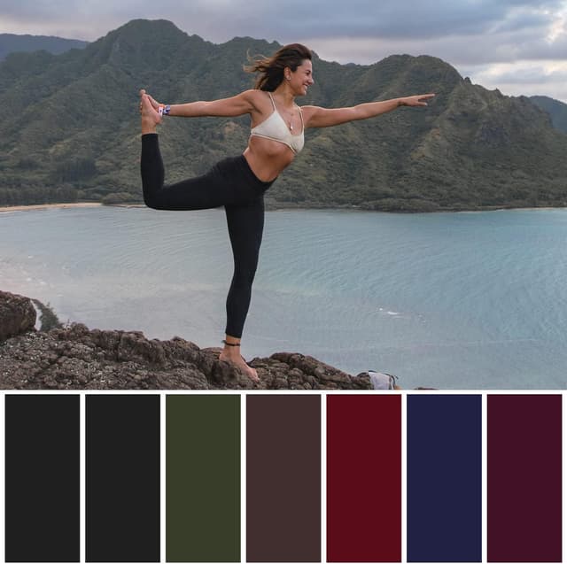 Detalle 2 de TNNZEET 7 Pack High-Waisted Leggings for Women