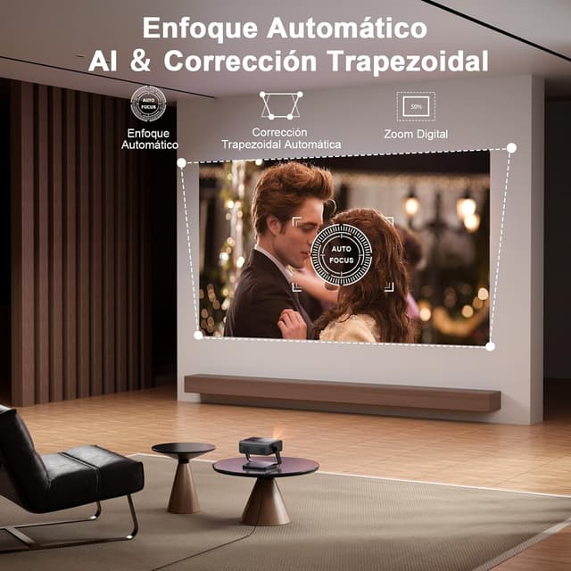 Detalle de VOPLLS Proyector 30000 lúmenes 4K nativo 1080P