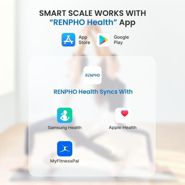 Thumbnail 5 de RENPHO Smart Body Fat Scales 1USB rechargeable ⚖