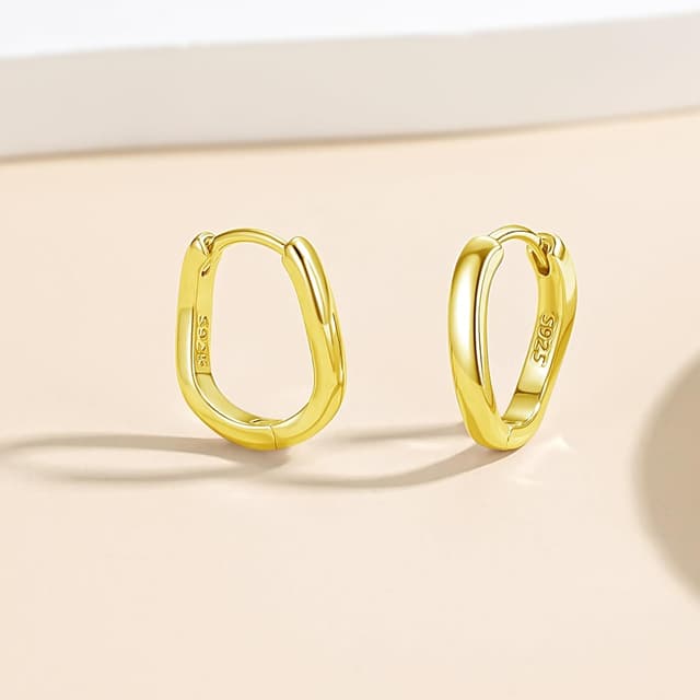 Thumbnail 2 de Loutade 925 Sterling Silver Hoops