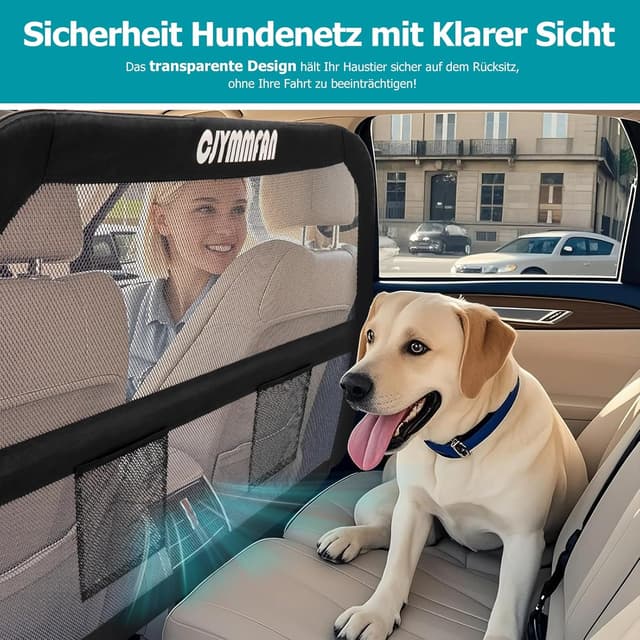 Thumbnail 3 de CJYMMFAN Hundegitter für Auto Rücksitz und Kofferraum