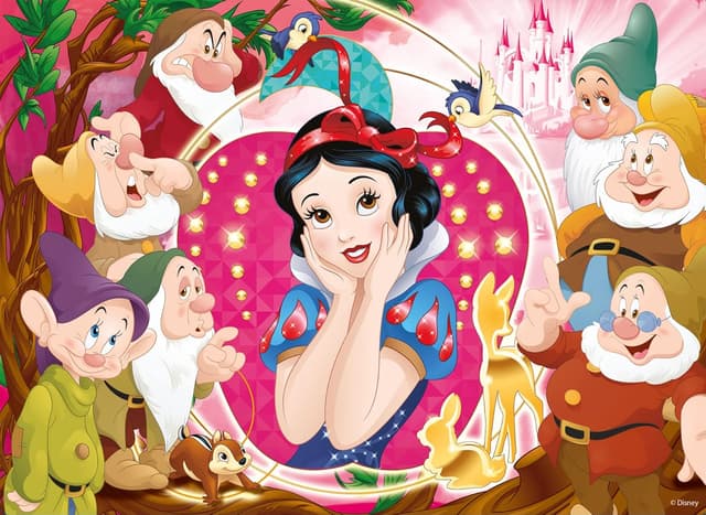 Detalle 1 de Lisciani Puzzle Disney Princesas 2 en 1 🎨 para Niños a partir de 3 años