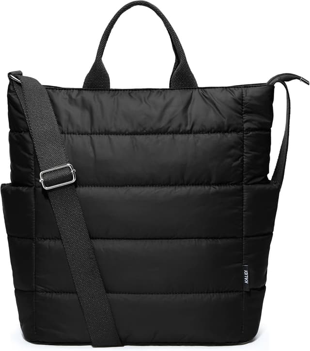 Thumbnail 6 de KALIDI Crossbody Handtasche Puffer Bag – gesteppte Nylon- Shopper Tote mit Reißverschluss