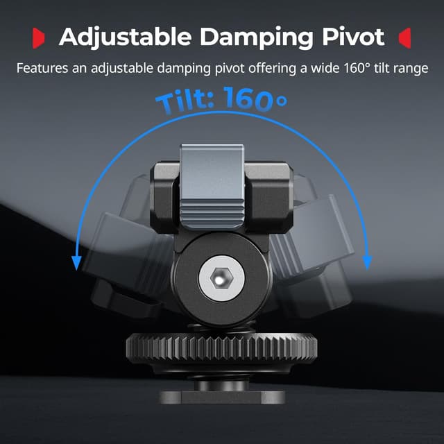 Detalle de SMALLRIG Adaptateur de griffe pour DJI Osmo Action 5 Pro / 4 / 3 (5436) avec fixation à dégagement rapide