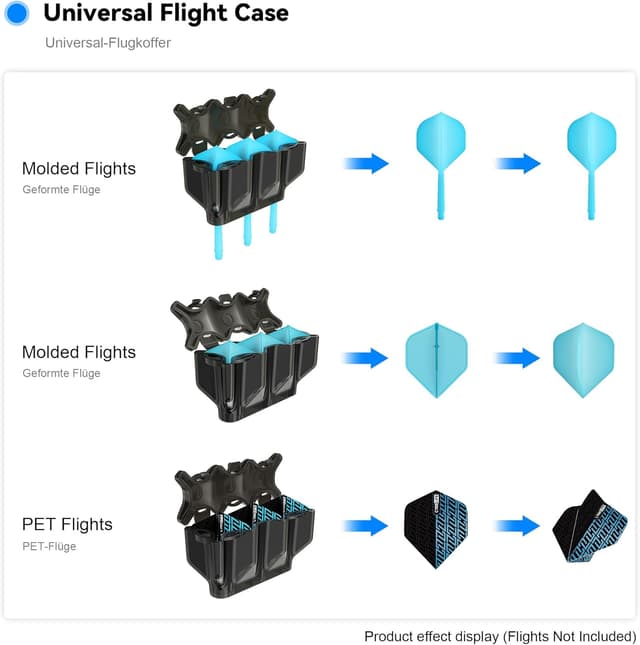 Thumbnail 2 de CyeeLife Estuche para dardos 3 plumas