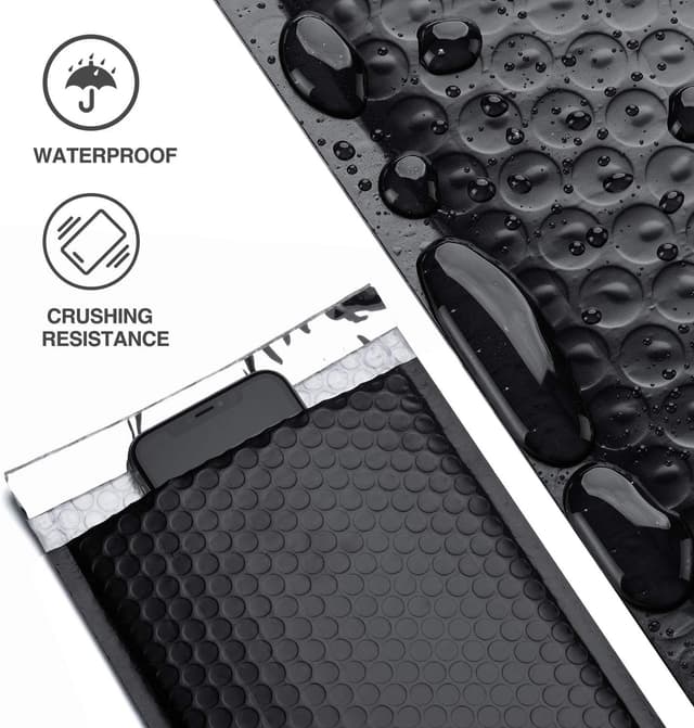 Thumbnail 3 de Switory 50pcs A5 Padded Bubble Mailers 15.3cm