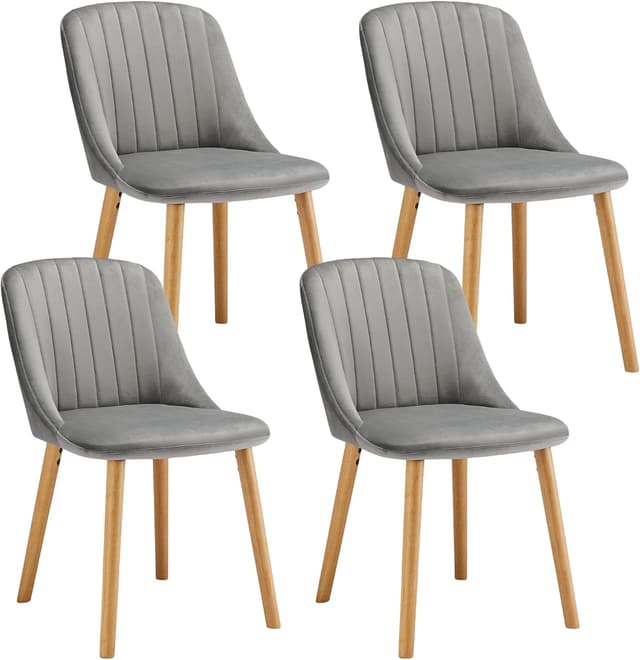 Detalle de Goeurvant sedie da pranzo in velluto 82 cm