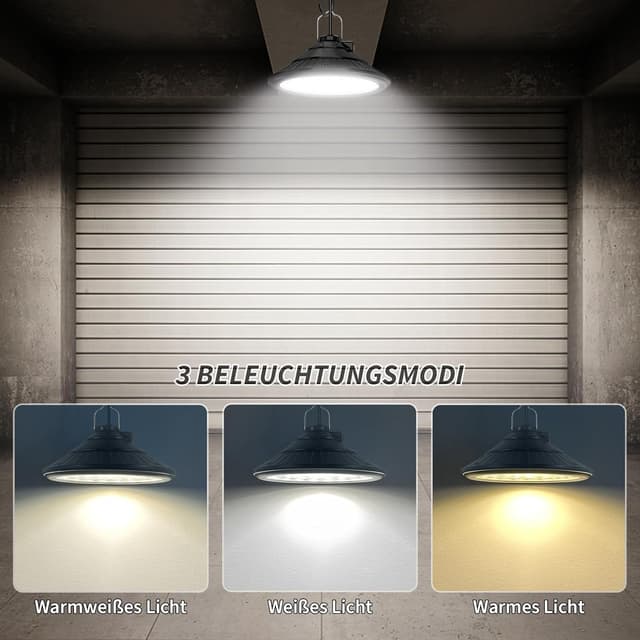 Detalle de Qoolife Lampes solaires suspendues IP66 4500 mAh, télécommande et 3 couleurs (4 niveaux)