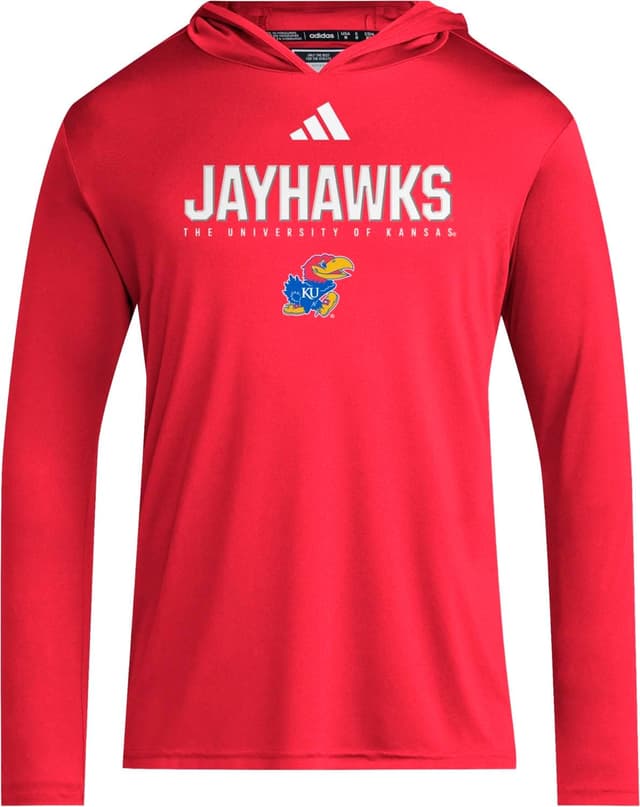 Detalle de adidas Men’s NCAA 25/26 Designed for Training Lightweight Hoodie (North Carolina State)