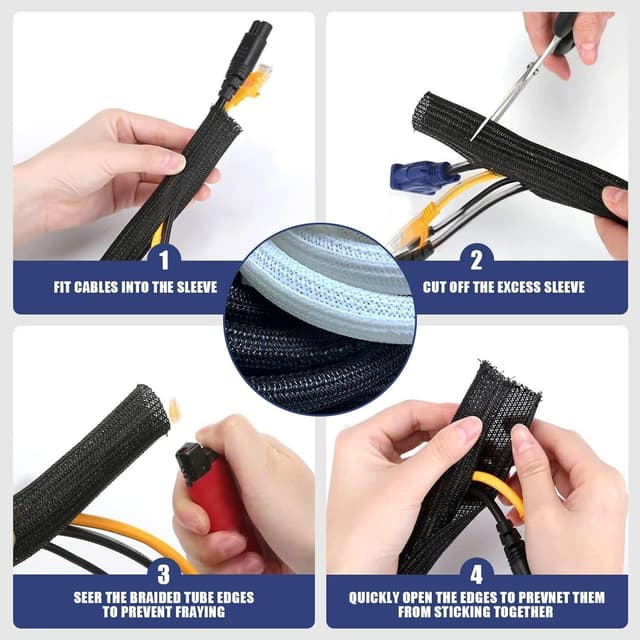 Detalle 1 de Flintronic manguito de cable 3 m 25–39 mm