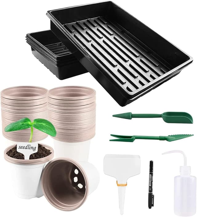 Thumbnail 5 de Lechansen Pots de Semis 6 cm Fibre Biodégradable