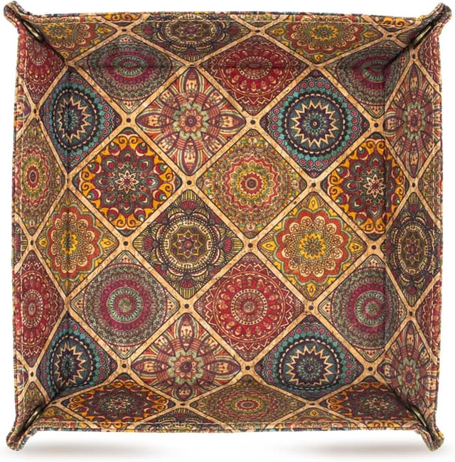 Detalle de boshiho Valet Tray Cork Catchall 21 cm