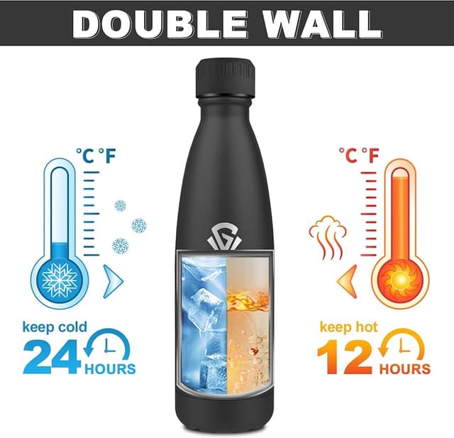 Detalle de Botella Térmica 750 ml Acero inoxidable para viajar 🚰