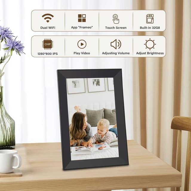 Thumbnail 3 de Frameo 10.1 Inch Digital Photo Frame 32GB