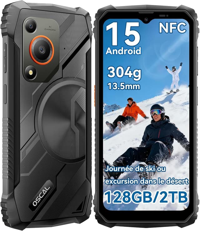 Imagen de OSCAL Marine 1 téléphone incassable 6,56" en OfertitasTOP
