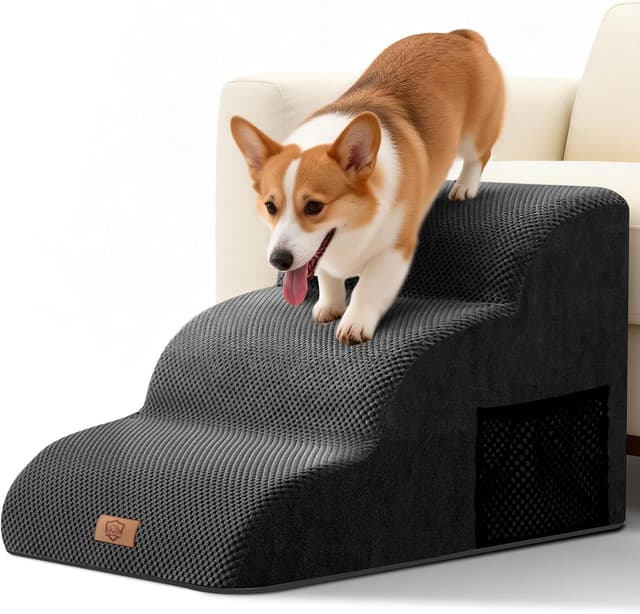 Imagen de Pawchop Dog Steps for Sofa 3-Step Ramp en OfertitasTOP
