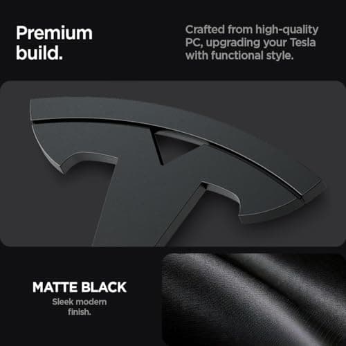 Detalle de Spigen Tesla Model 3 Highland 2024 emblema anteriore adesivo auto