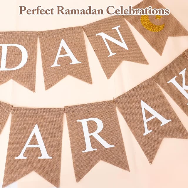 Thumbnail 3 de GADITIEK Ramadan Decorations 3 Pc Banner Set