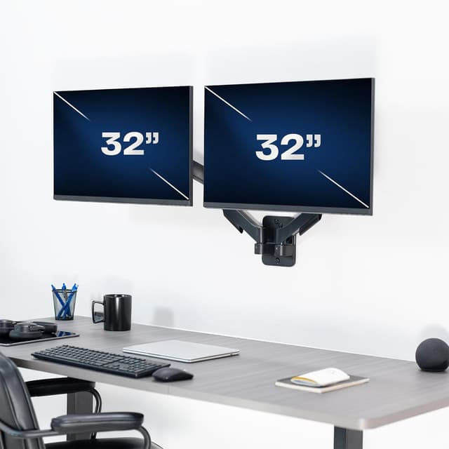 Thumbnail 1 de VIVO MOUNT-V002G Dual Monitor Wall Mount 27" 🖥