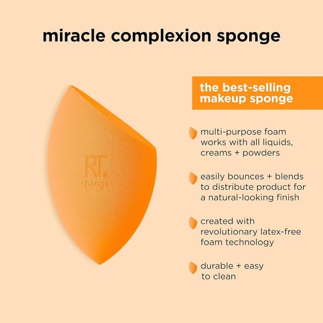 Thumbnail 6 de Real Techniques Miracle Complexion Makeup Sponge 4 💄