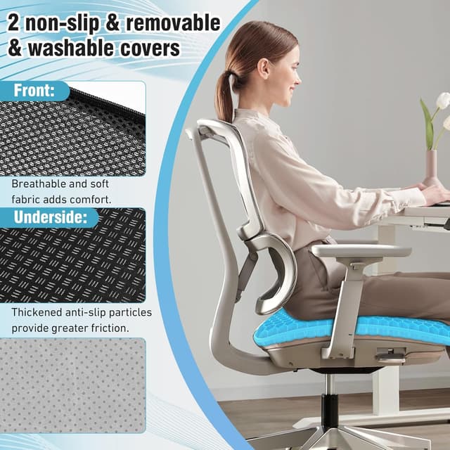 Thumbnail 2 de Vmingo Cojin de Gel para Silla Oficina 44 cm