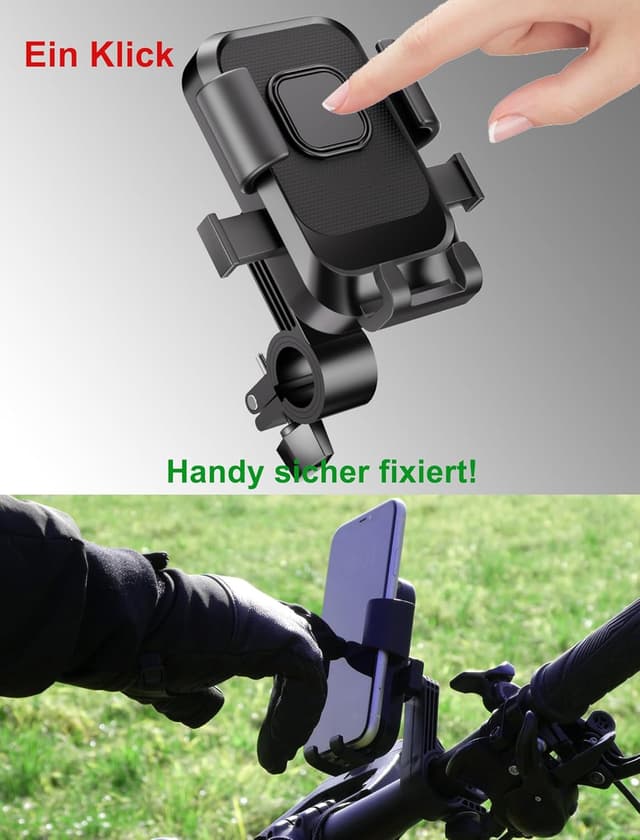 Detalle 2 de RGBer Handyhalterung Fahrrad 360° Schutz