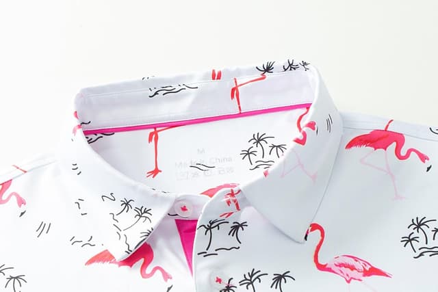 Detalle 2 de Men’s Quick-Dry Golf Polo Shirts with 4-Way Stretch, Moisture-Wicking Performance Fabric